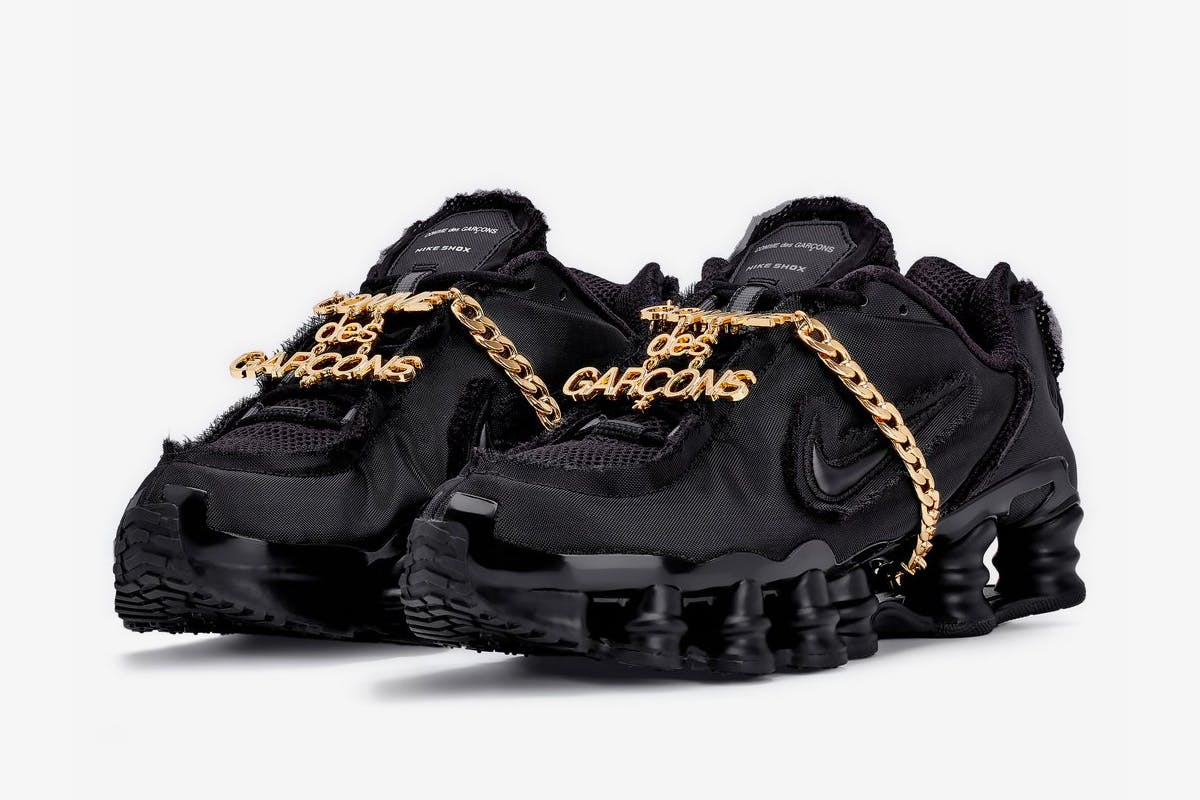Comme des garçons nike shox price clearance